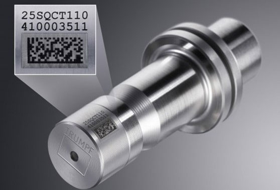 金屬二維碼打標效果